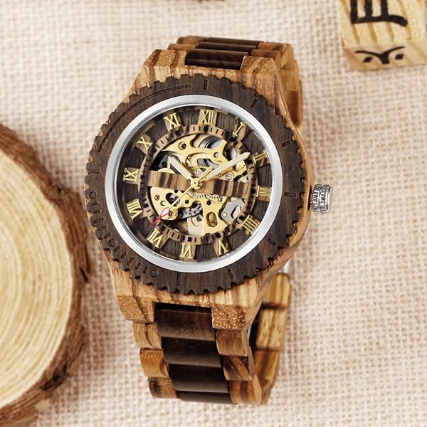 Gentlemen Handmade Art Wooden Timepiece