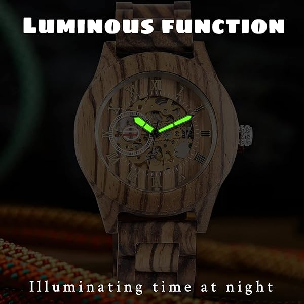 Handmade Craft Art Wood Watch for Men