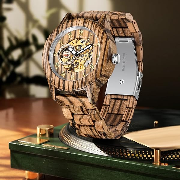 Handmade Craft Art Wood Watch for Men
