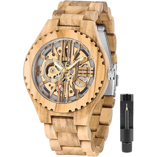 Handmade Craft Art Wood Watch for Men