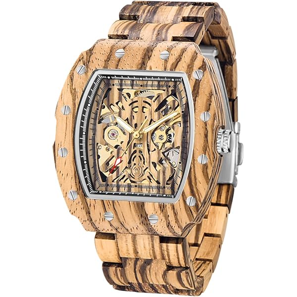 Pure Handcrafted Men’s Wood Art Watch