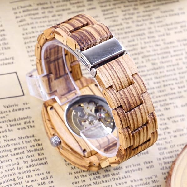 Pure Handcrafted Men’s Wood Art Watch