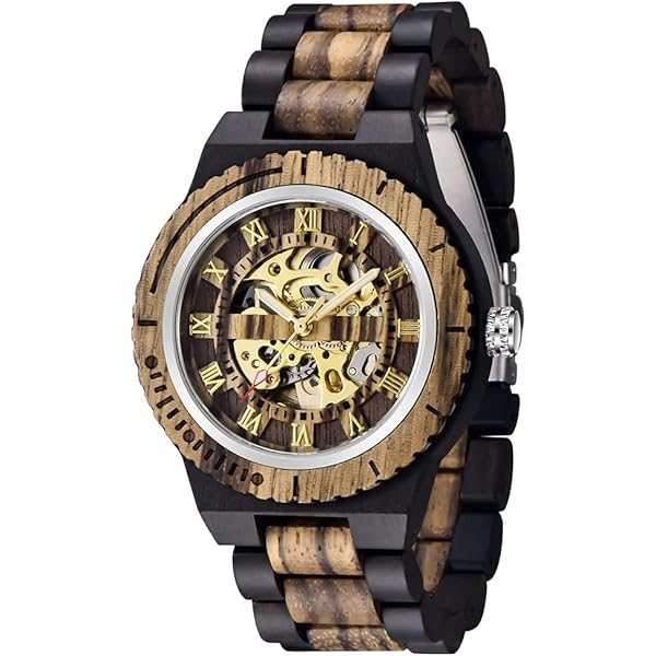 100% Handmade Artistic Wooden Watch Men