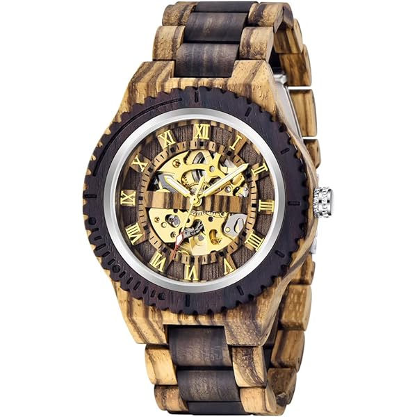 Gentlemen Handmade Art Wooden Timepiece