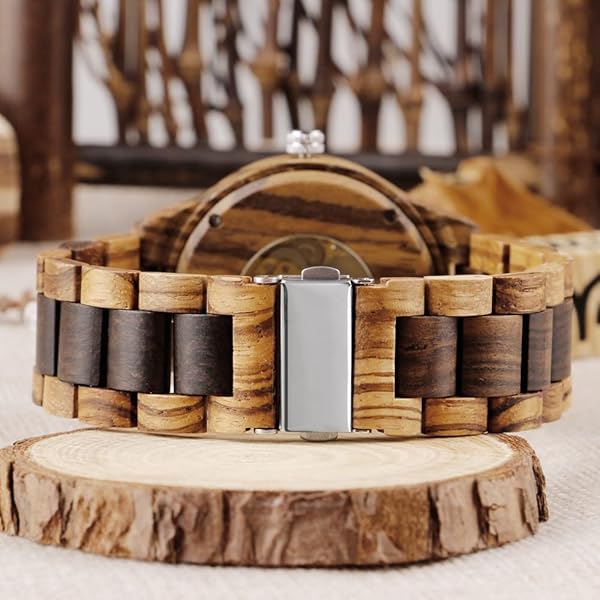 Gentlemen Handmade Art Wooden Timepiece