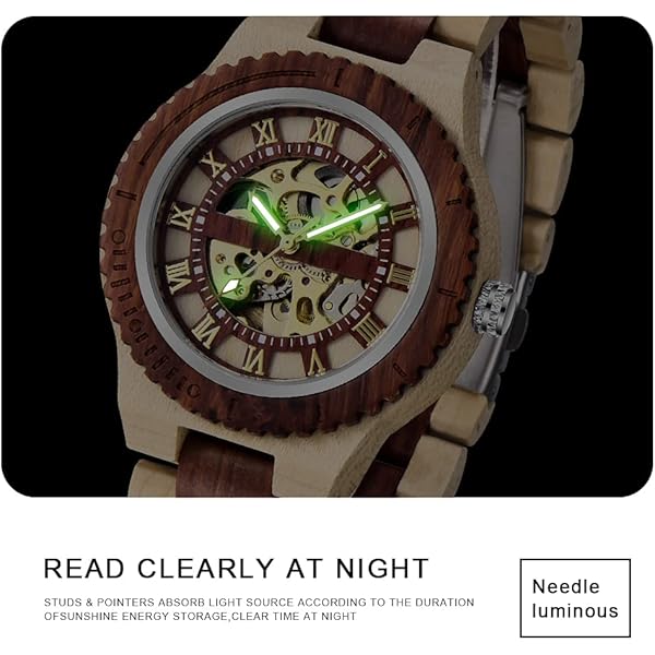 Men’s All Handmade Artistic Wood Watch