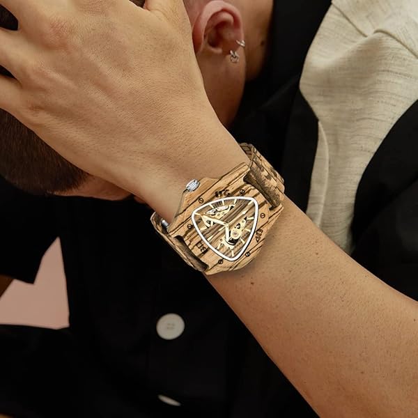 Handmade Art Wooden Watch for Men