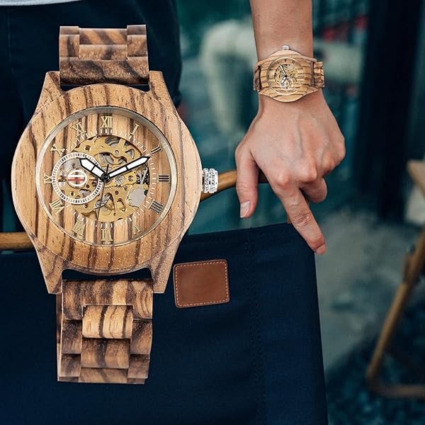 Handmade Craft Art Wood Watch for Men