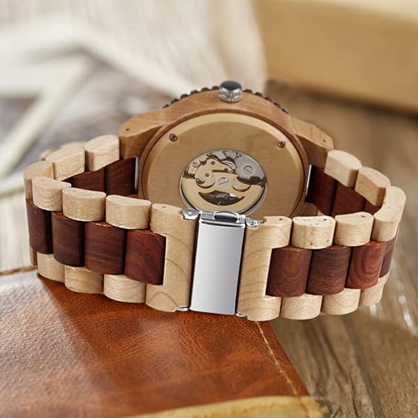Men’s All Handmade Artistic Wood Watch
