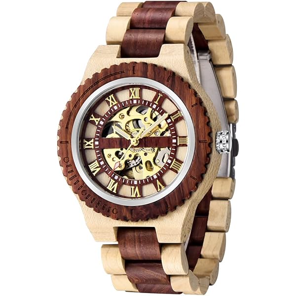 Men’s All Handmade Artistic Wood Watch
