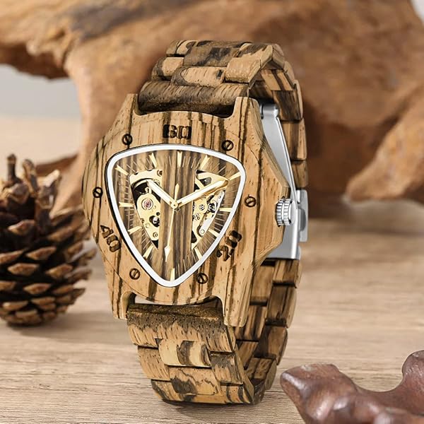 Handmade Art Wooden Watch for Men