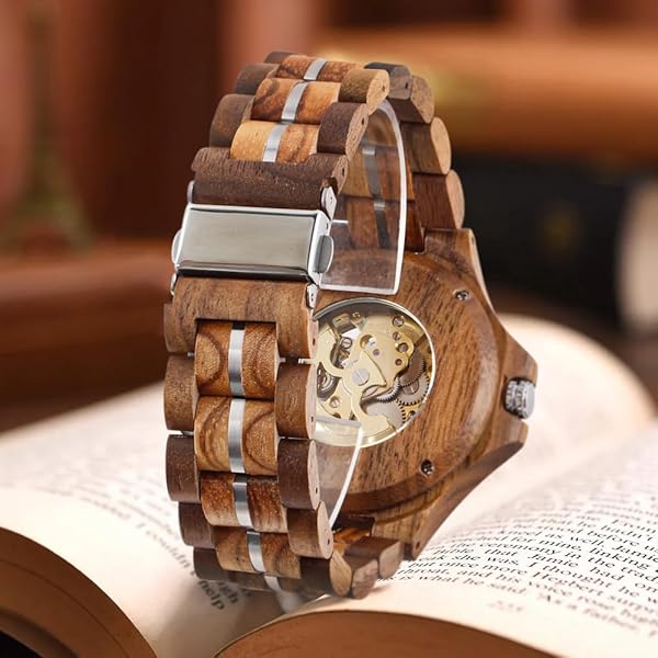 Pure Handcraft Art Wooden Men Watch