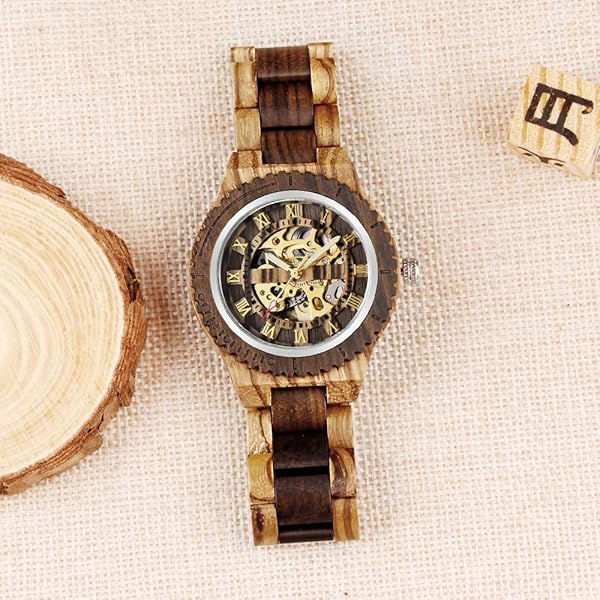 Men’s All Handmade Artistic Wood Watch